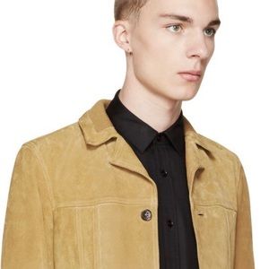 Men's Saint Laurent Tan Suade Jacket